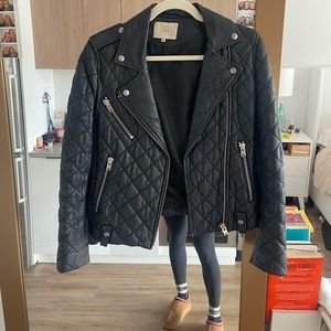 IRO LEATHER PADDED JACKET